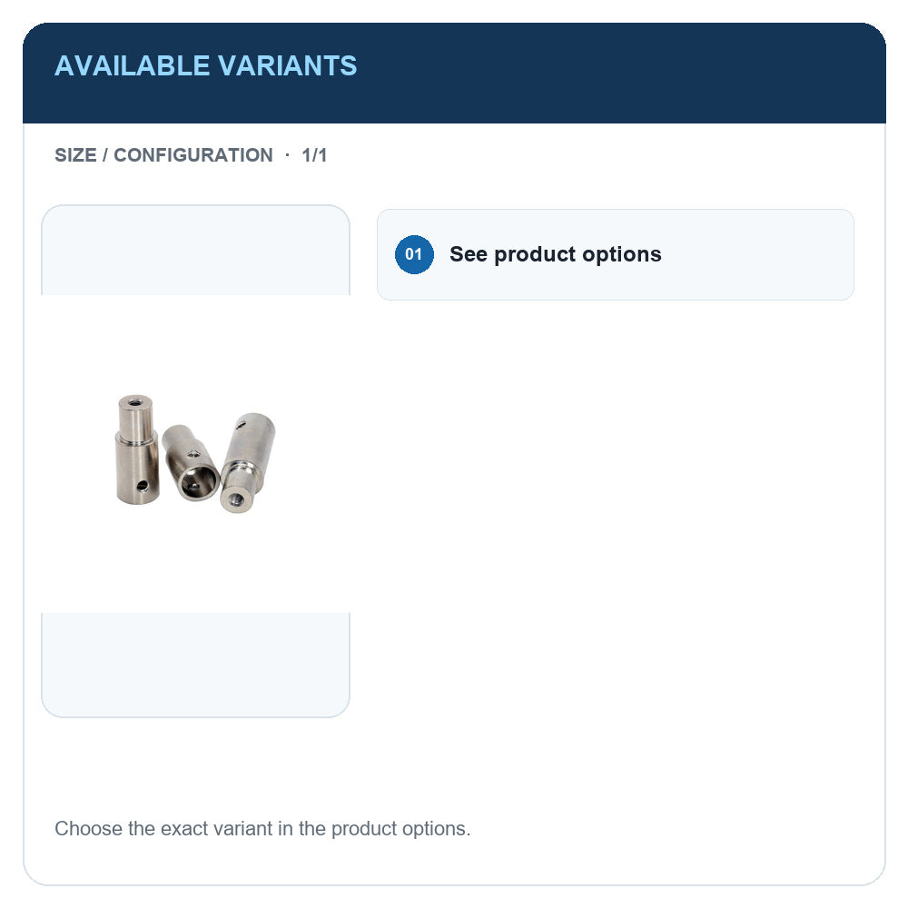 A1 · Available variants · 1