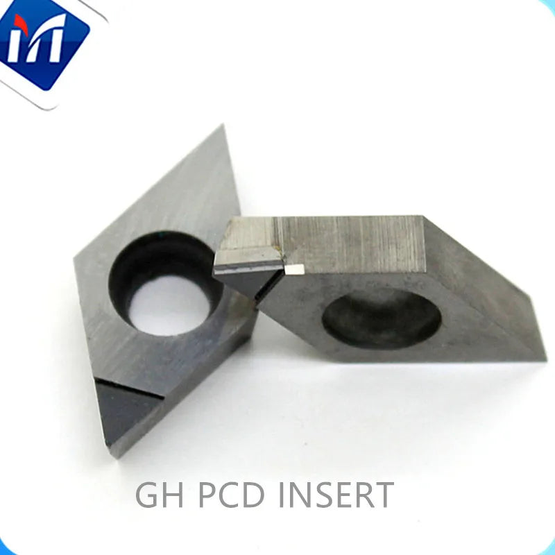 Алмазный PCD резец, вставки DCMT/DCMW/DCGT, для обработки алюминия, 1 шт.