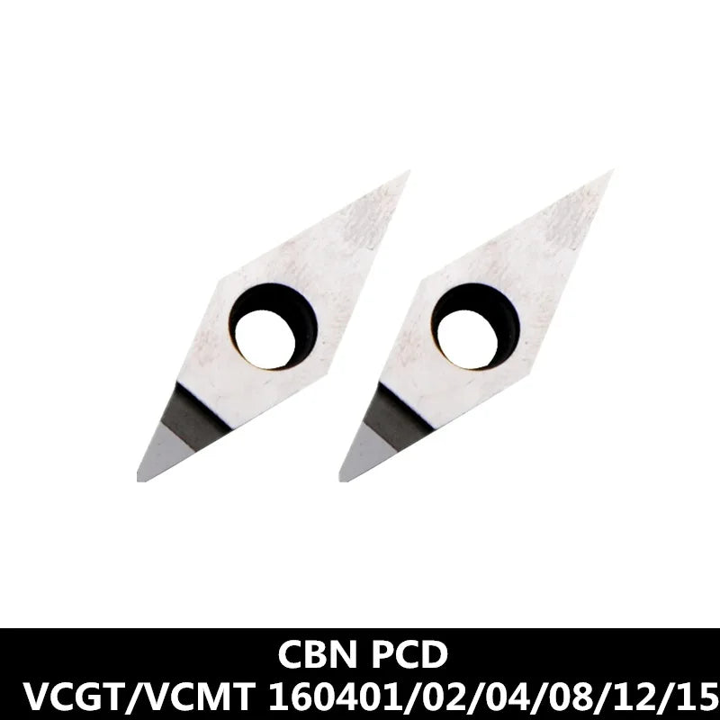 Алмазные PCD/CBN вставки VNMG160404/160402/160408 для внутренних токарных работ ЧПУ
