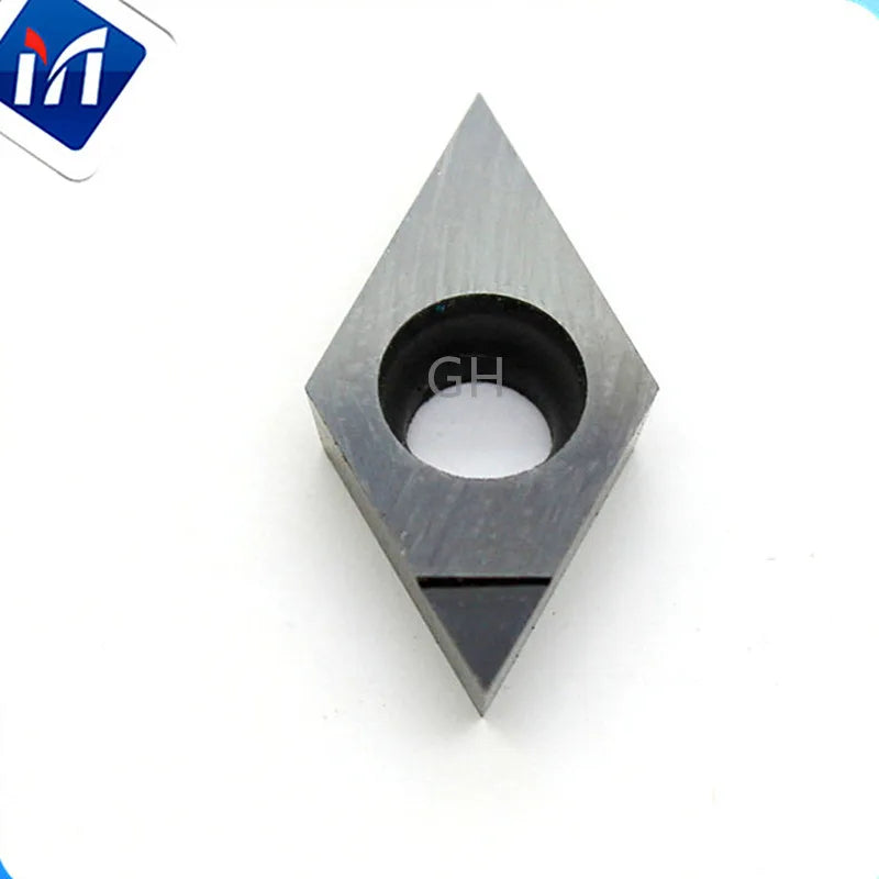 Алмазный PCD резец, вставки DCMT/DCMW/DCGT, для обработки алюминия, 1 шт.