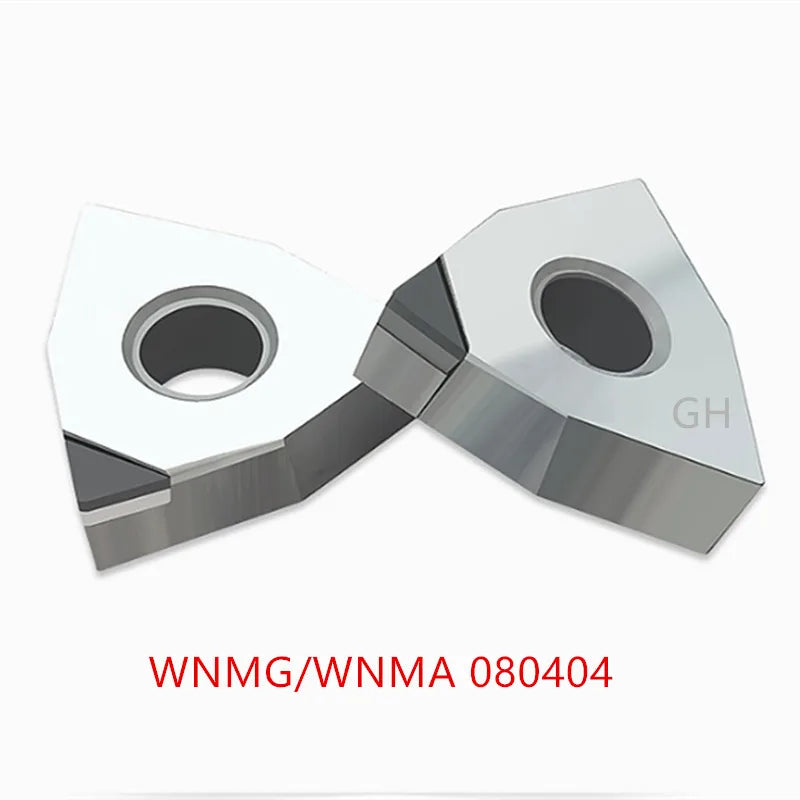 WNMG080404 алмазная вставка для токарного станка, твердосплавная сменная пластина для алюминия и латуни