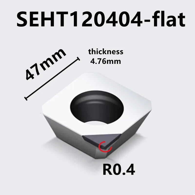 SEHT1204/SEMT120401 алмазные фрезы PCD для алюминия, токарные вставки для меди и латуни