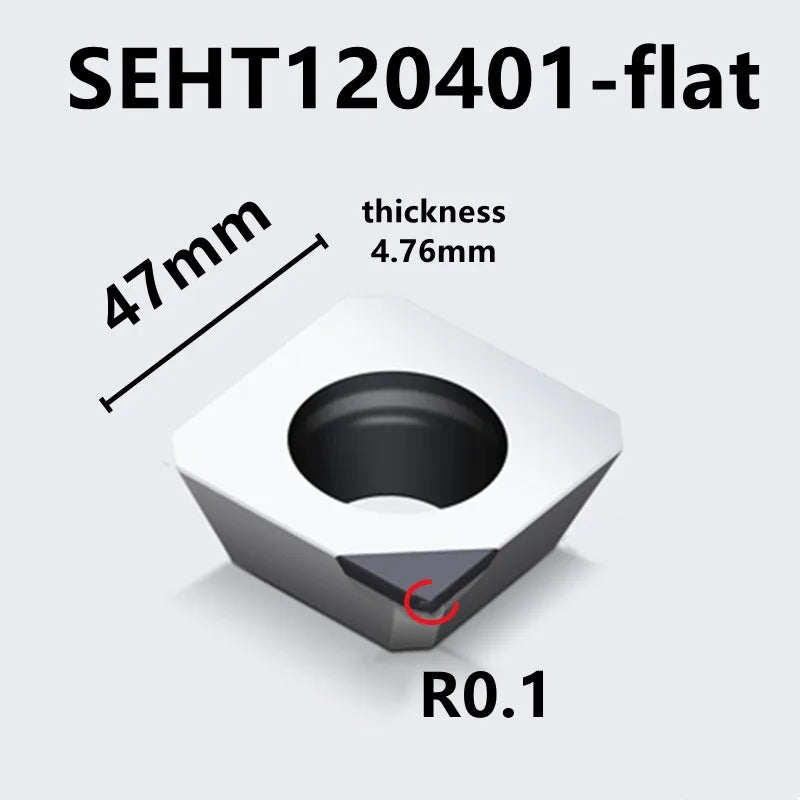 SEHT1204/SEMT120401 алмазные фрезы PCD для алюминия, токарные вставки для меди и латуни