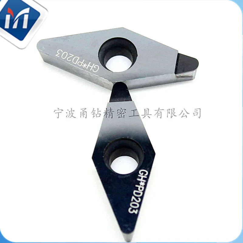 VCGT160404/VCMT160408 алмазные вставки для алюминиевых ступиц, PCD резцы для ЧПУ