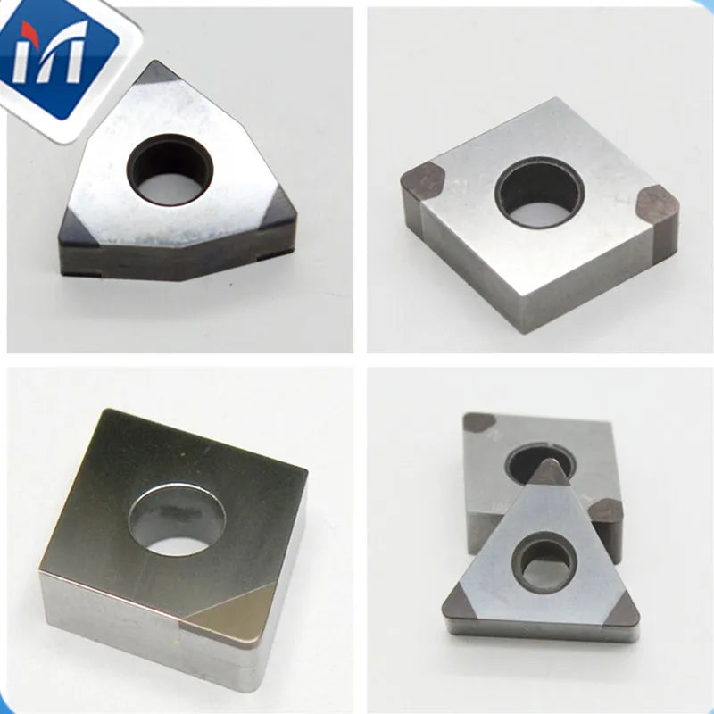 Вставки для ЧПУ DCGT070202, алмазные PCD DCMT11T304/11T308/070204, для точения алюминия и латуни