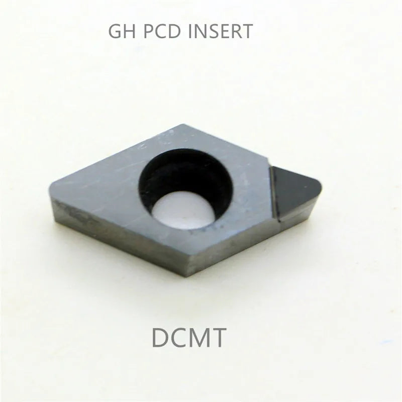 Алмазный PCD резец, вставки DCMT/DCMW/DCGT, для обработки алюминия, 1 шт.