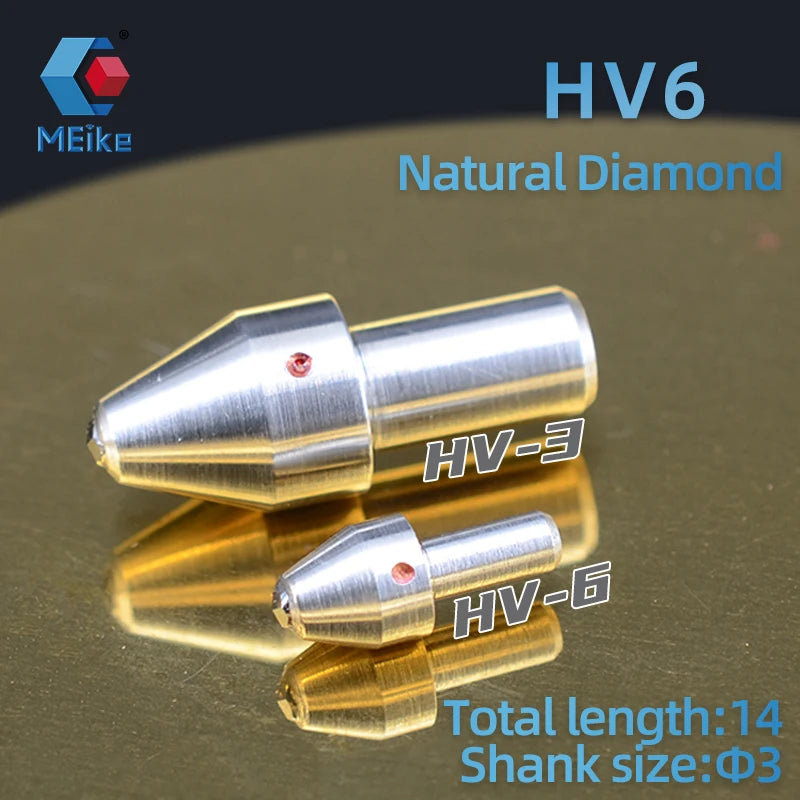Индентор Роквелла HRC-3 HV2 | Натуральный алмаз, для теста твёрдости Виккерса и Роквелла.