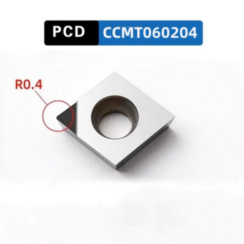 Алмазная вставка CCMT0602 (разные размеры), PCD/CBN, токарные резцы для алюминия