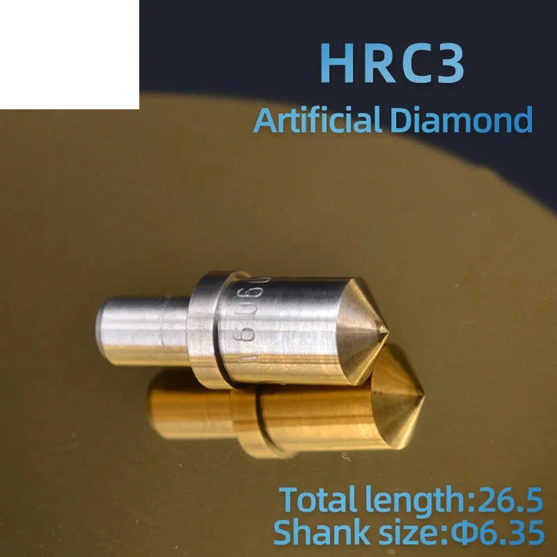 Индентор Роквелла HRC-3 HV2 | Натуральный алмаз, для теста твёрдости Виккерса и Роквелла.