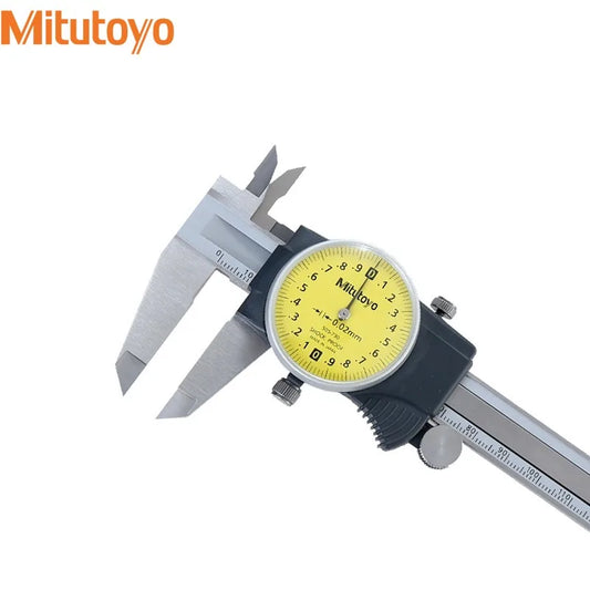 Штангенциркуль Mitutoyo с циферблатом 0–200 мм, Япония, модели 505-731 и 505-733, шаг 0,01 мм