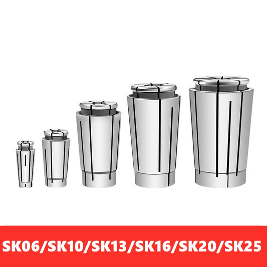 SK06 SK10 SK13 SK16 SK20 SK25 SK Высокоточные цанги 0.005 мм, подходят для фрез, метчиков, аксессуаров для станков CNC