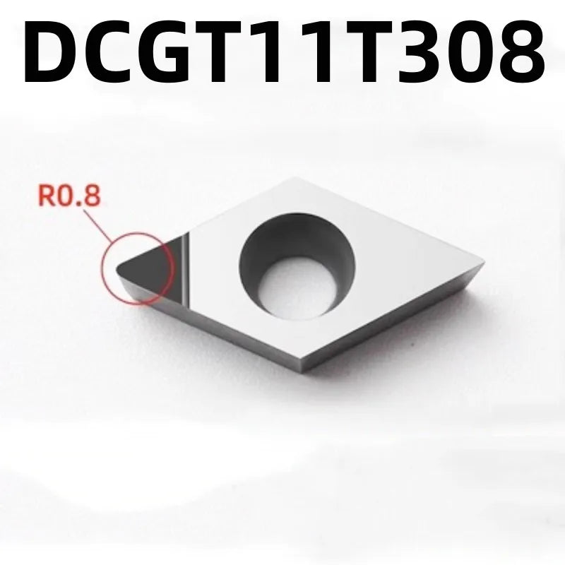 Алмазные токарные вставки DCMT/DCGT, PCD для алюминия, меди и графита