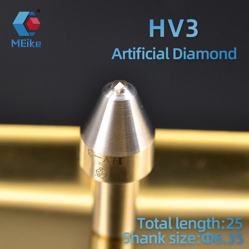 Индентор Роквелла HRC-3 HV2 | Натуральный алмаз, для теста твёрдости Виккерса и Роквелла.