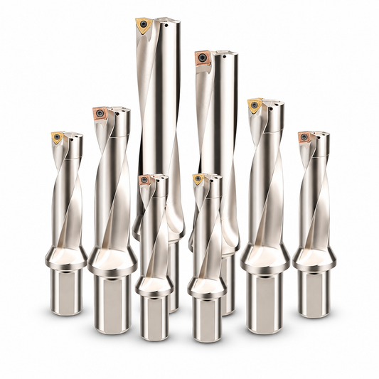 Indexable U-drill bodies with internal coolant — product family