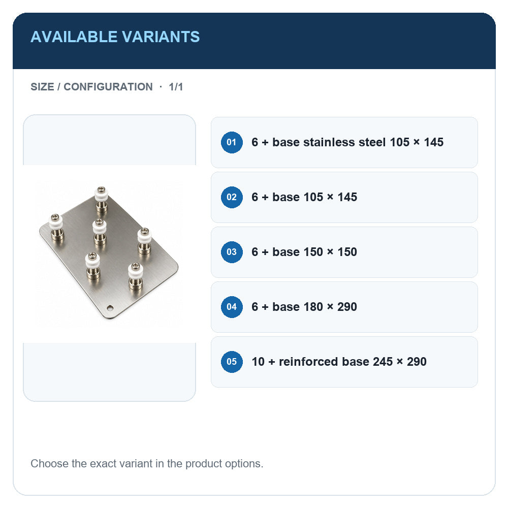 A1 · Available variants · 1