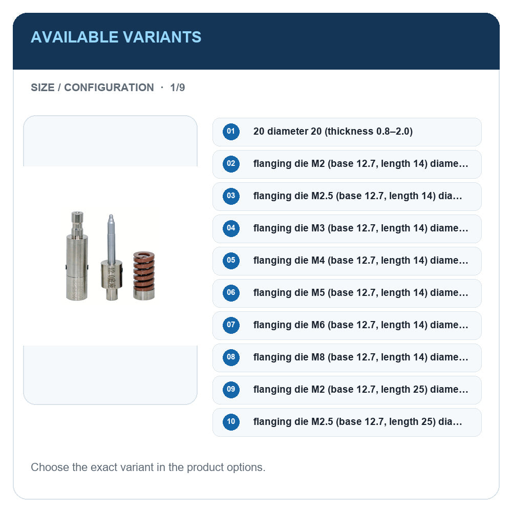 A1 · Available variants · 1