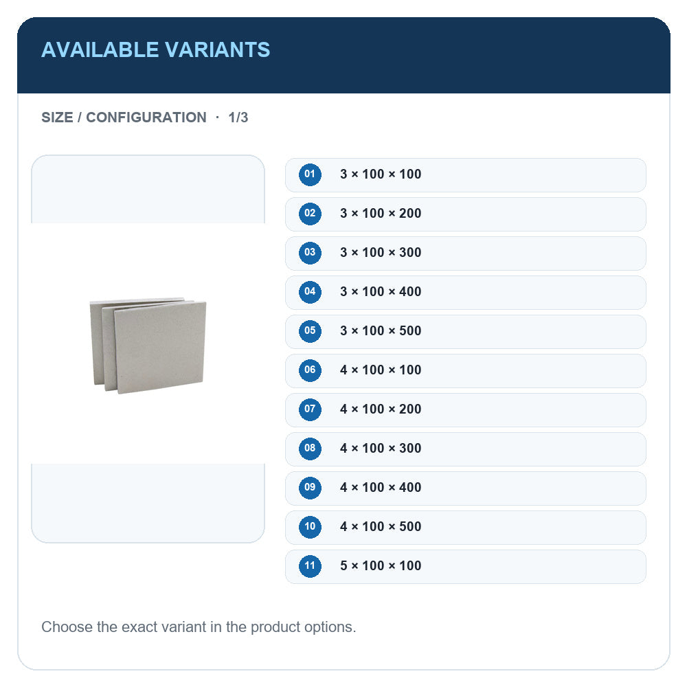 A1 · Available variants · 1