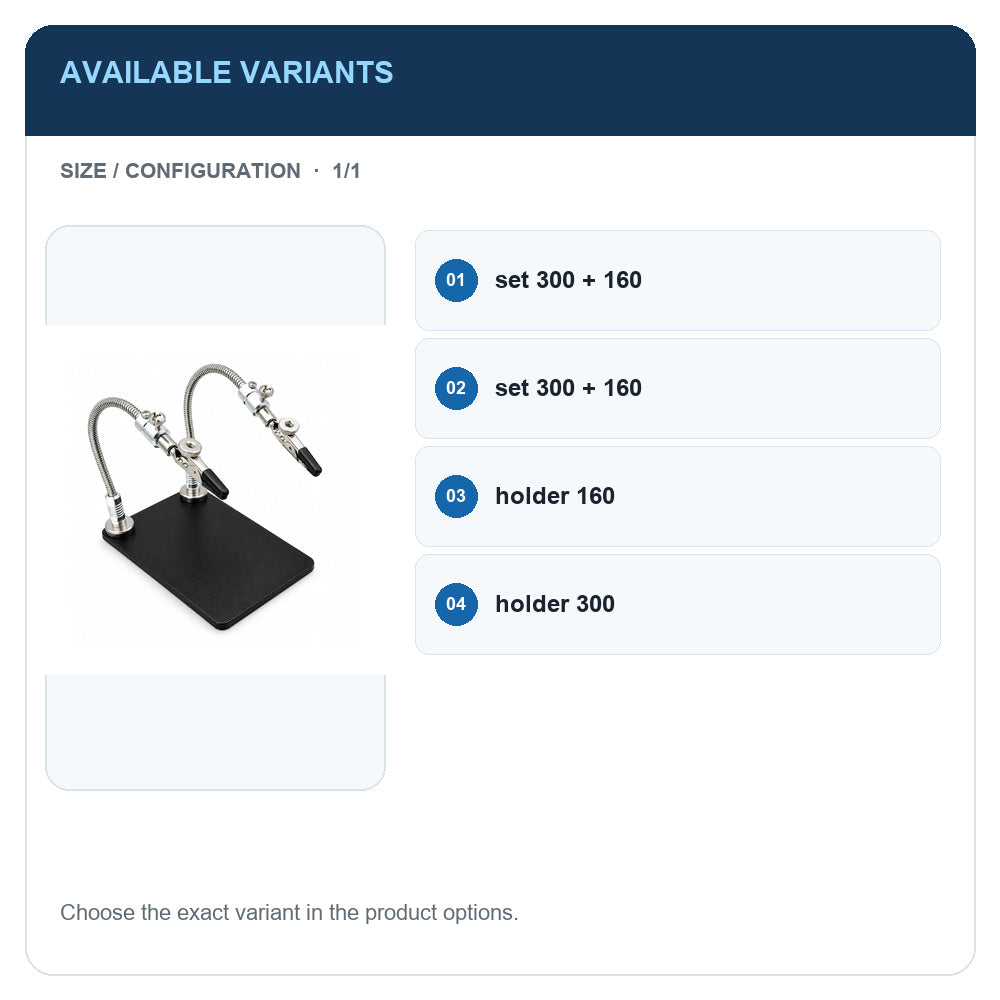 A1 · Available variants · 1