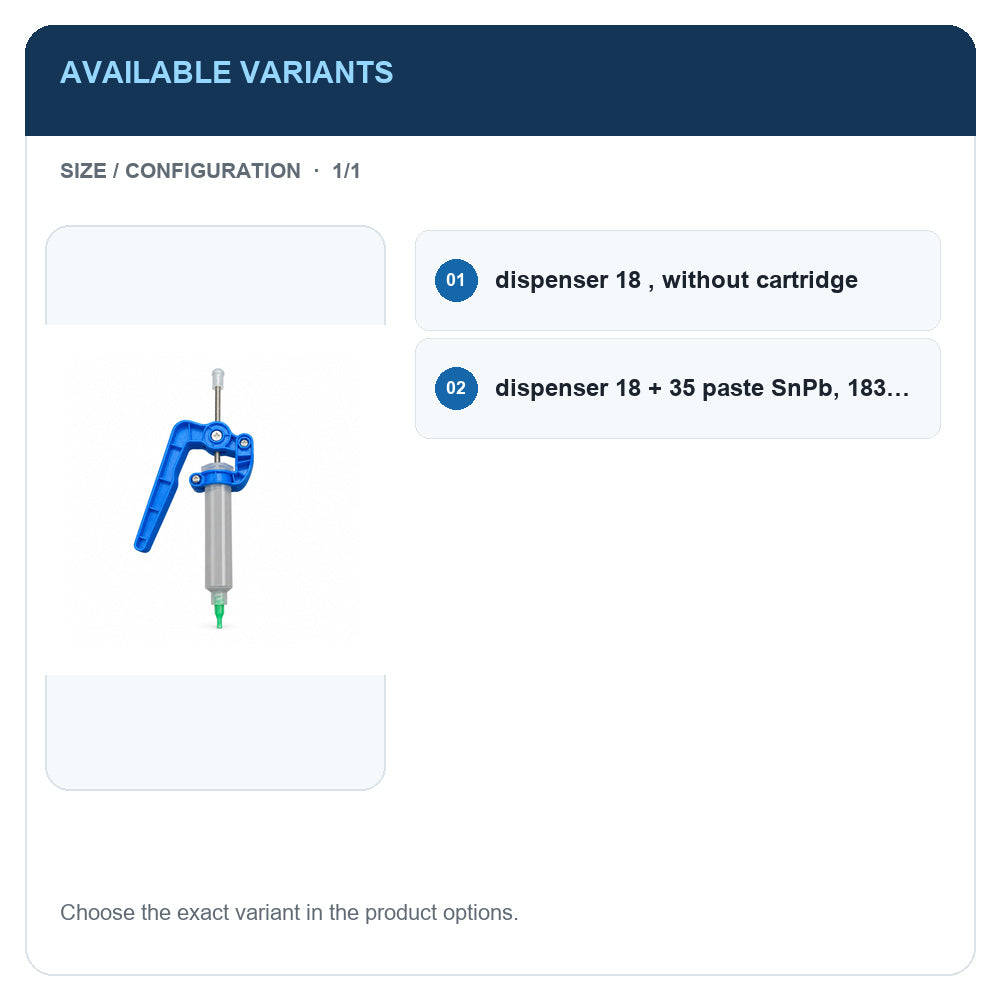 A1 · Available variants · 1