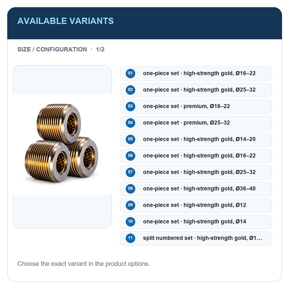 A1 · Available variants · 1