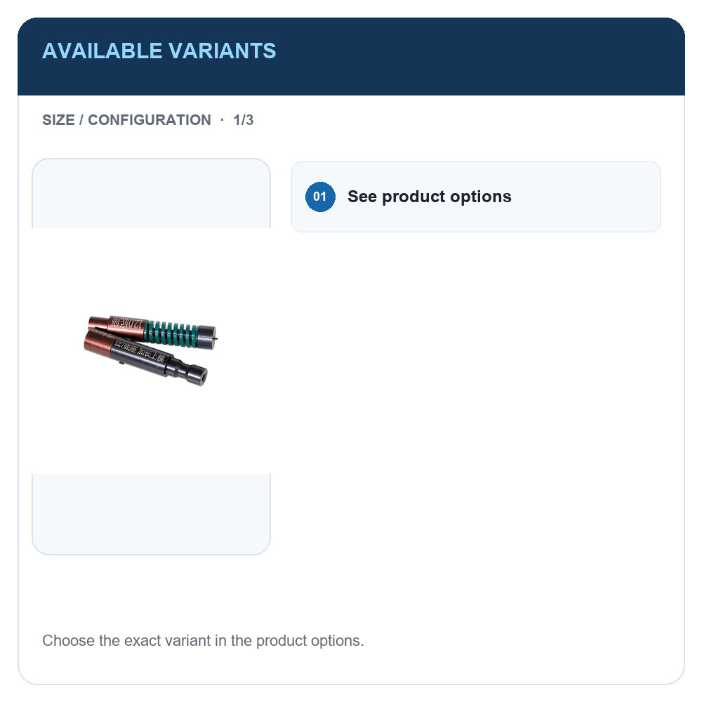 A1 · Available variants · 1