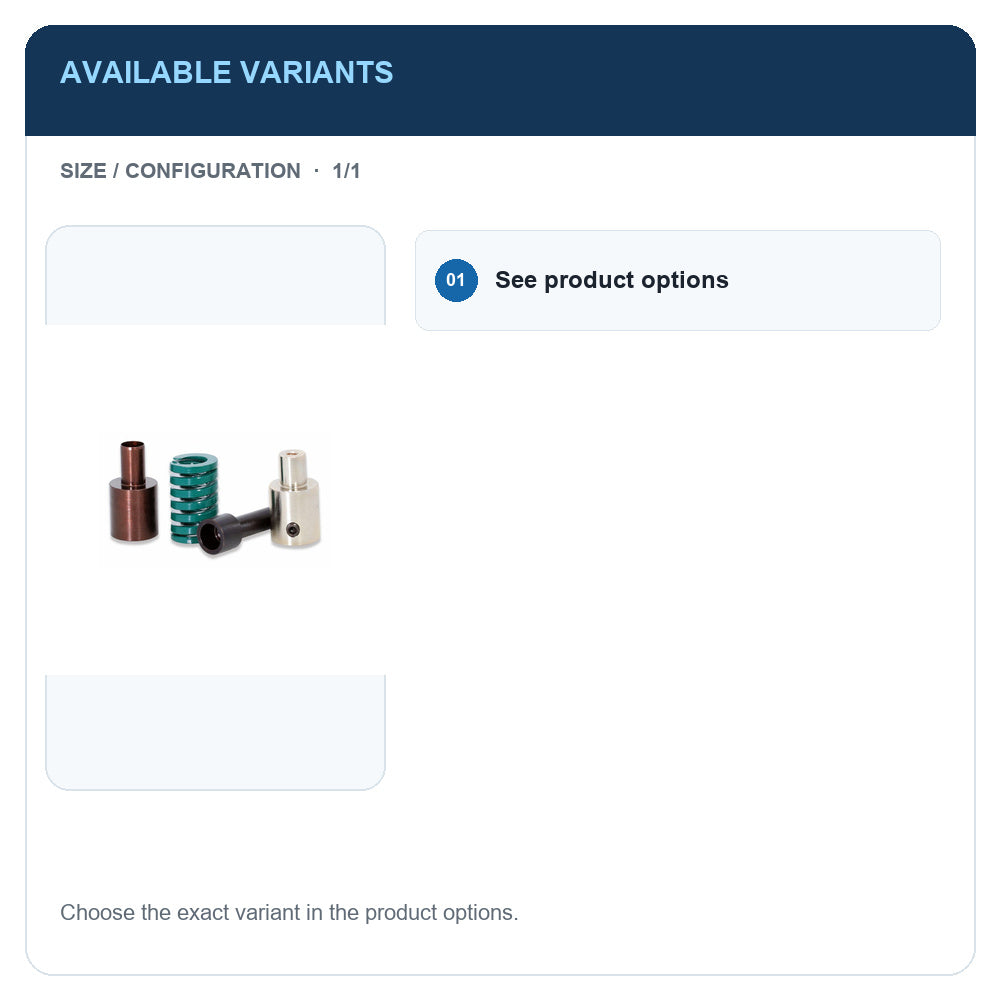 A1 · Available variants · 1
