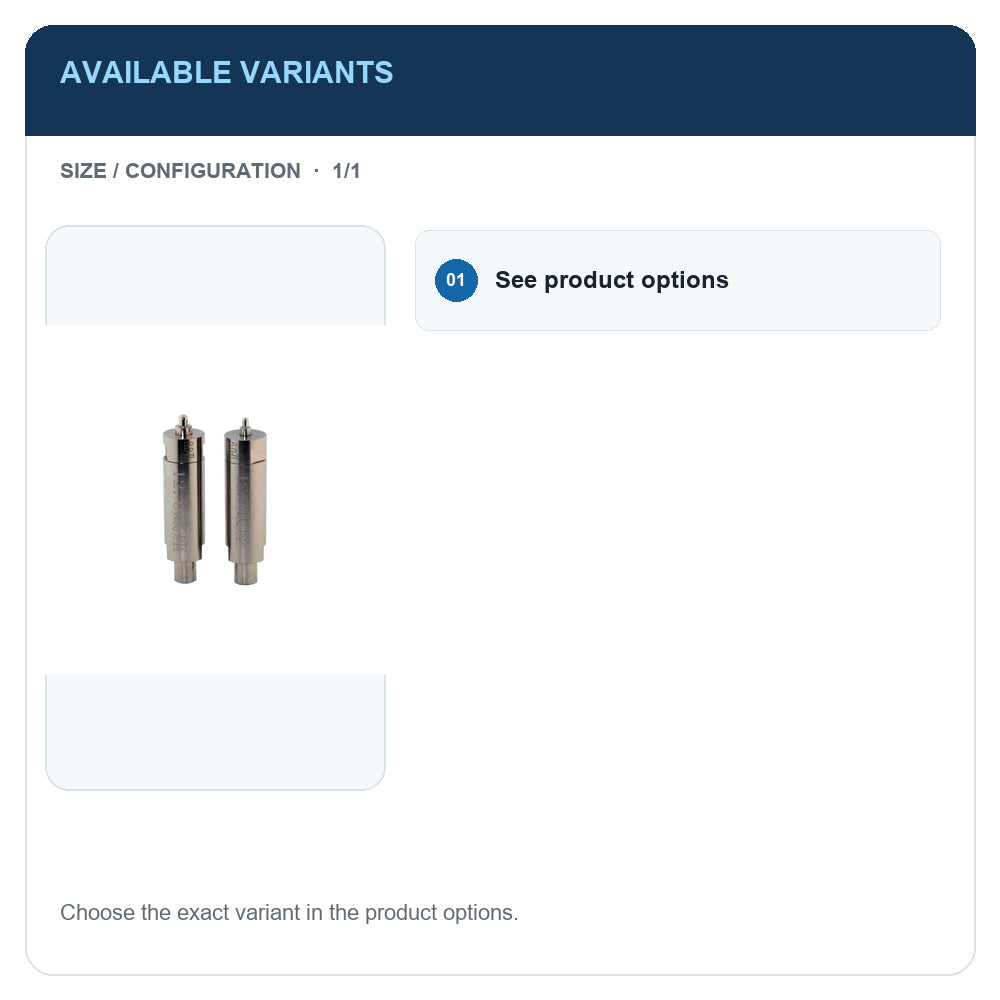 A1 · Available variants · 1