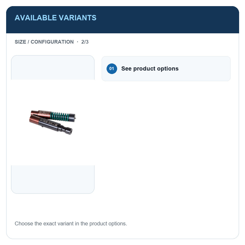 A1 · Available variants · 2