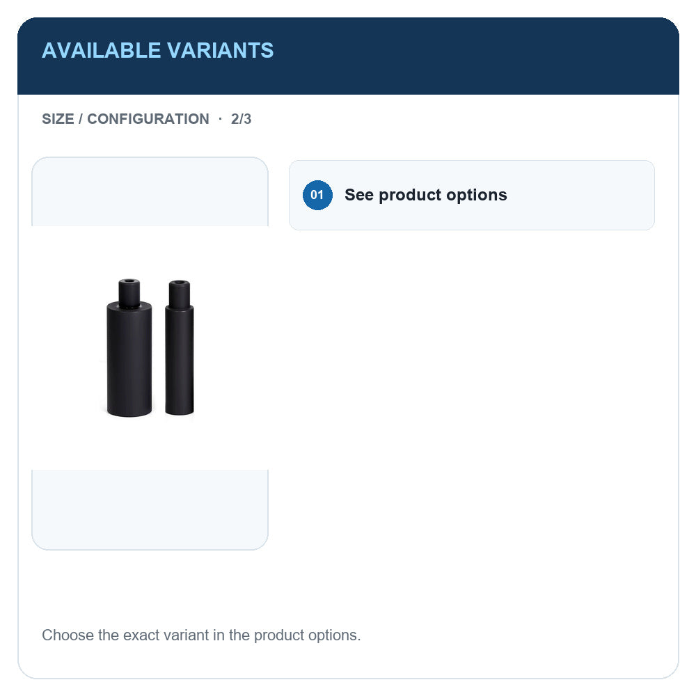 A1 · Available variants · 2