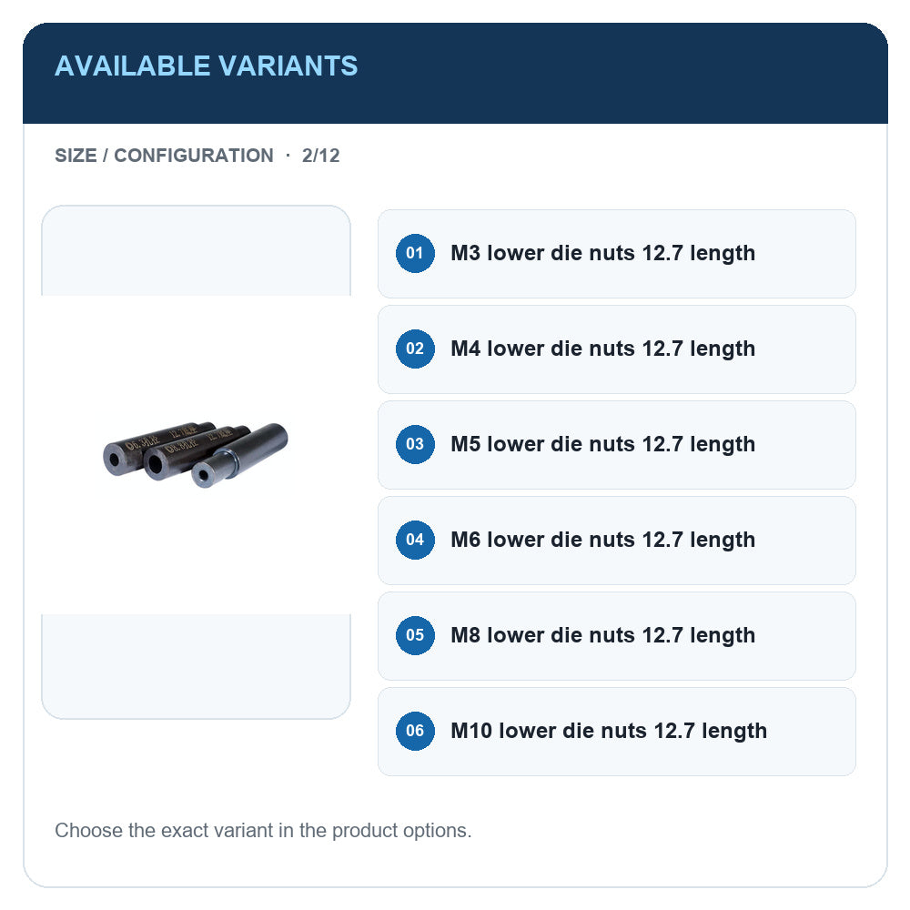 A1 · Available variants · 2