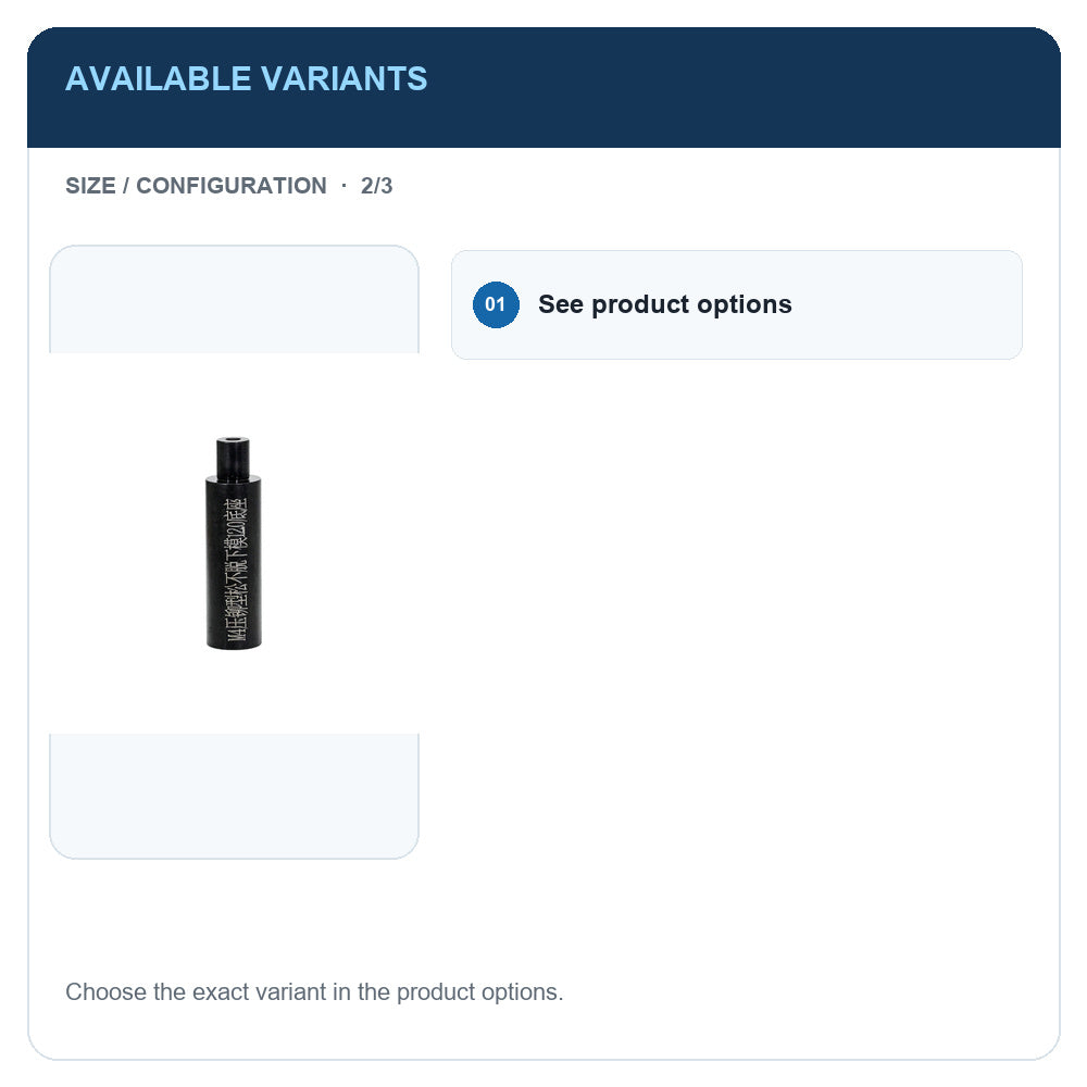 A1 · Available variants · 2