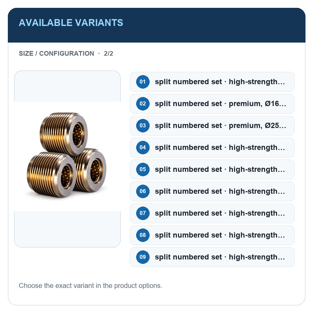 A1 · Available variants · 2