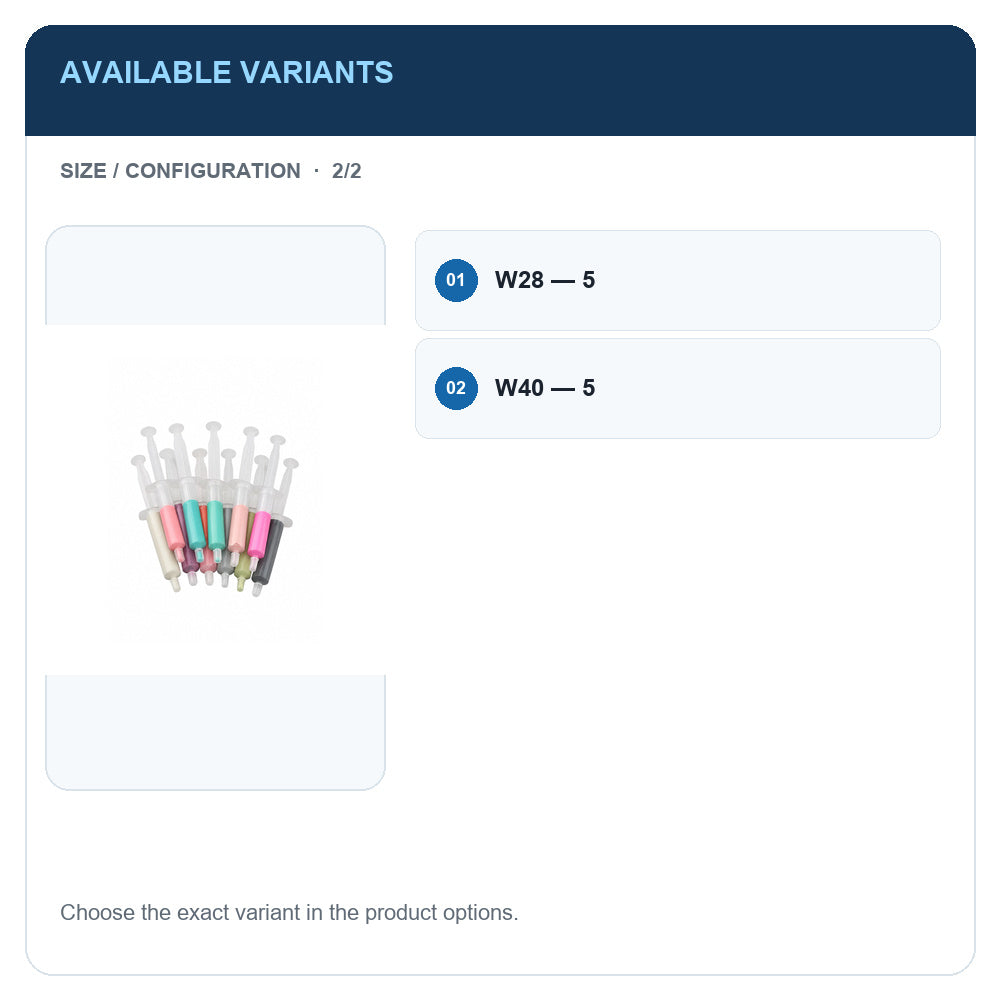 A1 · Available variants · 2