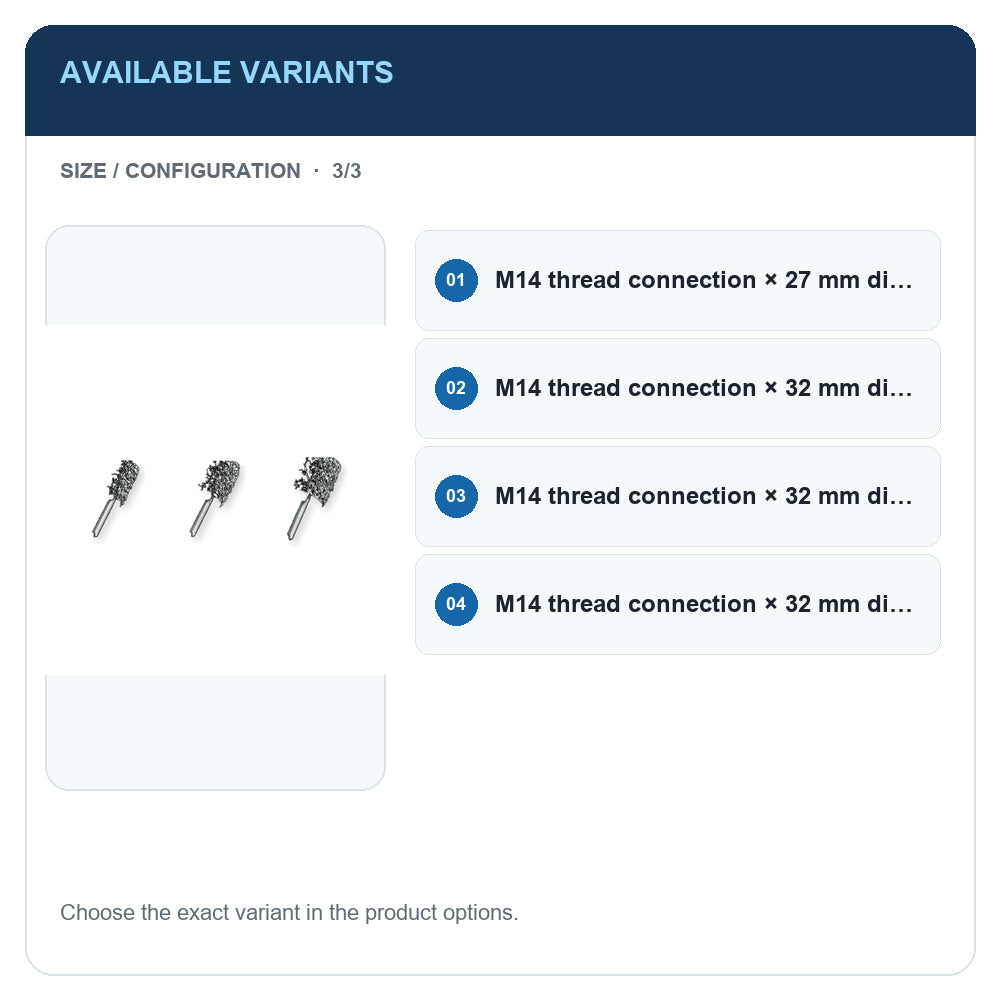 A1 · Available variants · 3