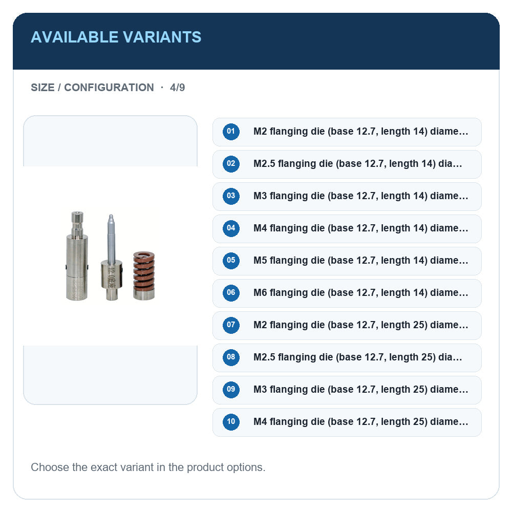 A1 · Available variants · 4