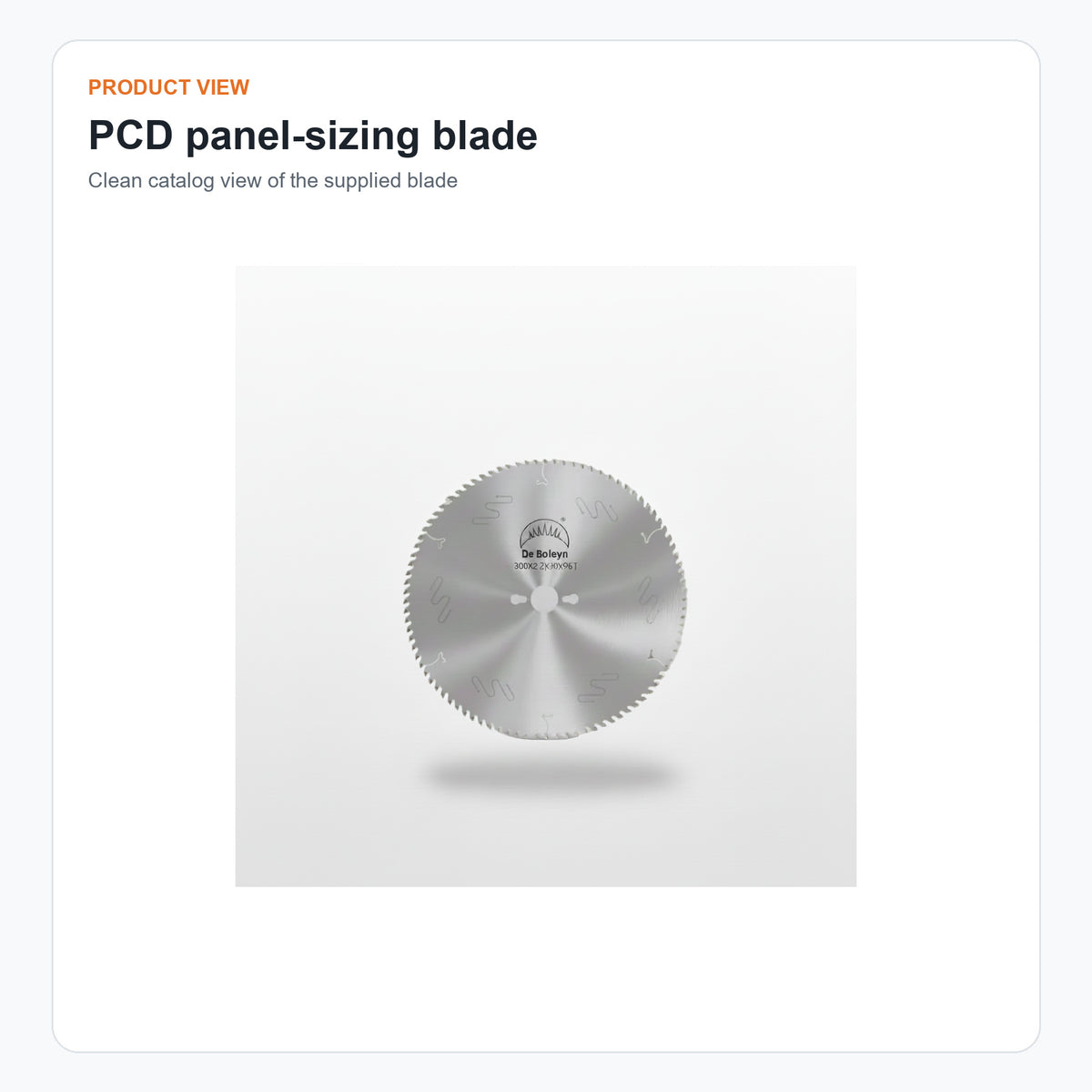 Основний PCD-диск для форматного розкрою