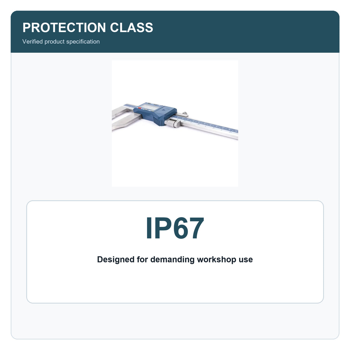 Електронний штангенциркуль із захистом IP67