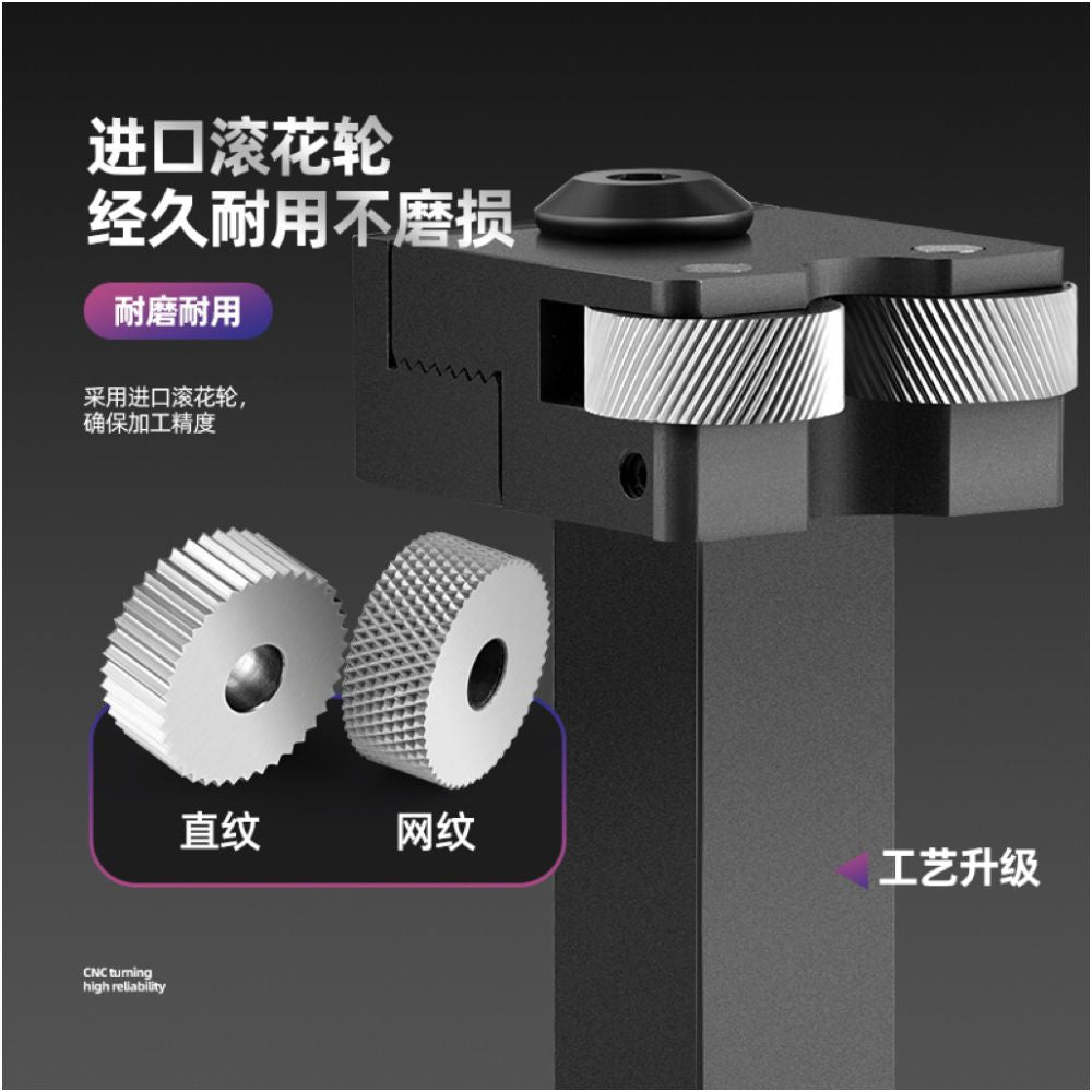 F type double wheel mesh hobbing tool CNC machine embossing tool extrusion turning mesh hobbing tool Taiwan image 2