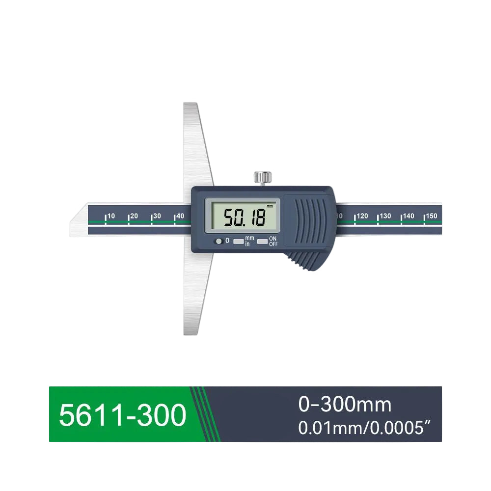 Глубиномер цифровой 5611 0-150мм 0-200мм 0-300мм — 5611 300 діапазон 0 300mm роздільна здатність 0 01mm