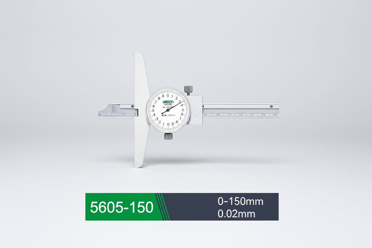 Глубиномер 5605 0-150мм 0-200мм 0-300мм — 5605 150 діапазон 0 150mm ціна поділки 0 02mm