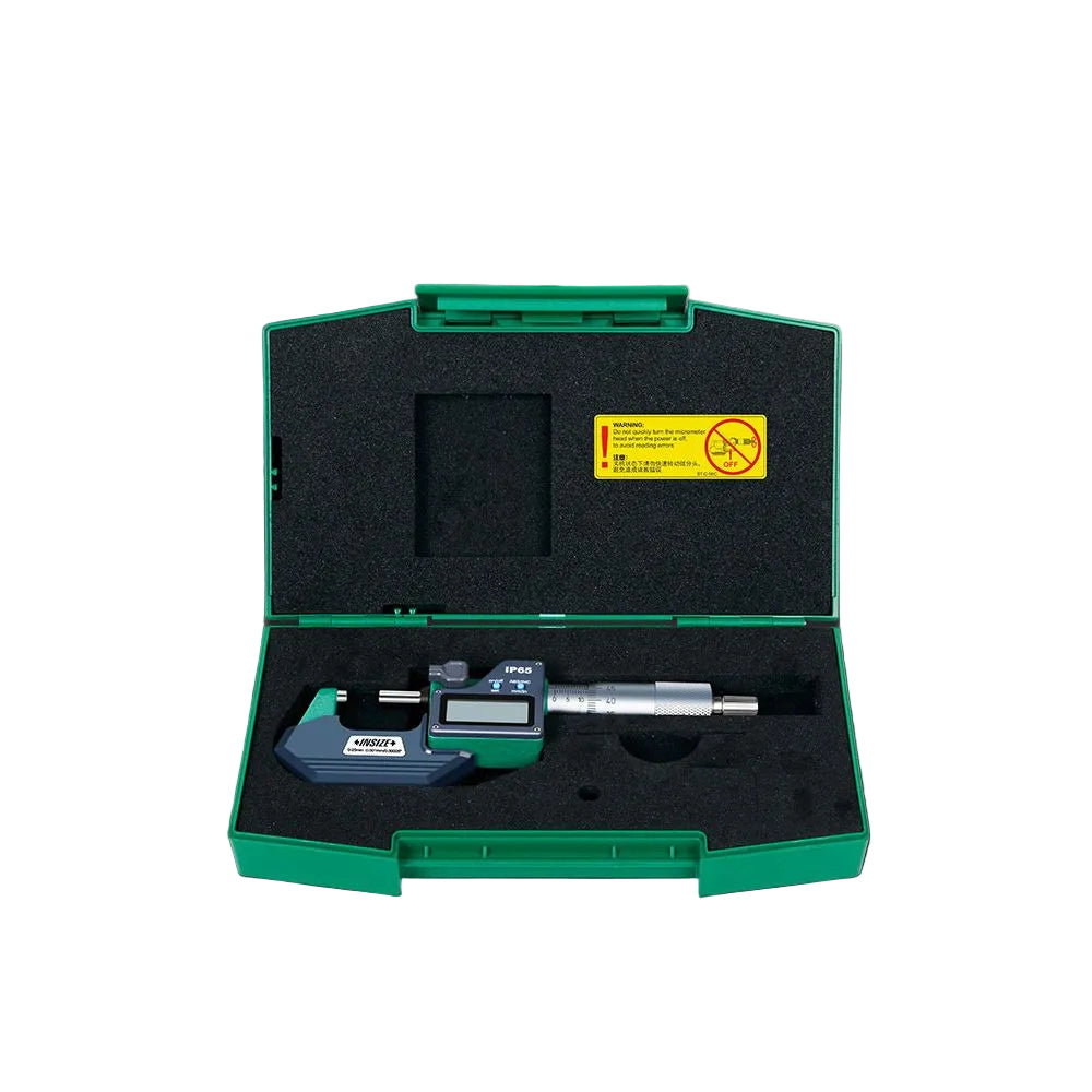 INSIZE IP65 waterproof digital display outer diameter micrometer with data transmission 3101 0 25mm image 5