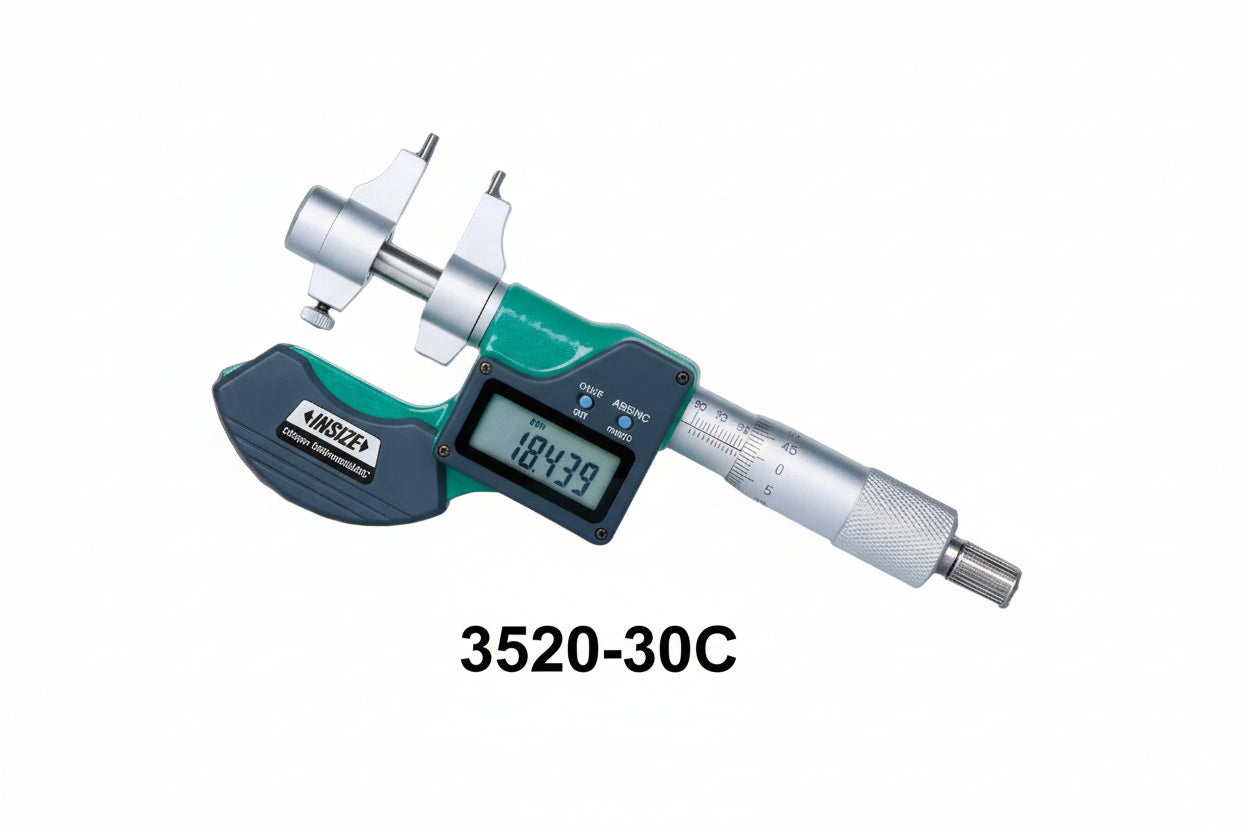 INSIZE Digital Micrometer 3520 5 30mm 25 50mm 50 75mm 75 100mm image 2