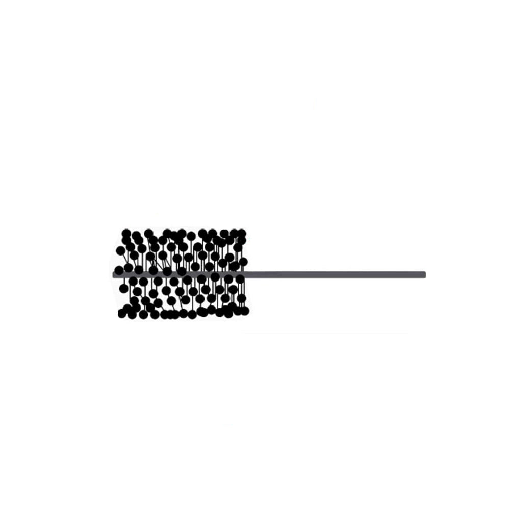 Silicon carbide ball head brush inner hole deburring honing polishing handy gadget cylinder cleaning engine cylinder liner carbon removal image 3