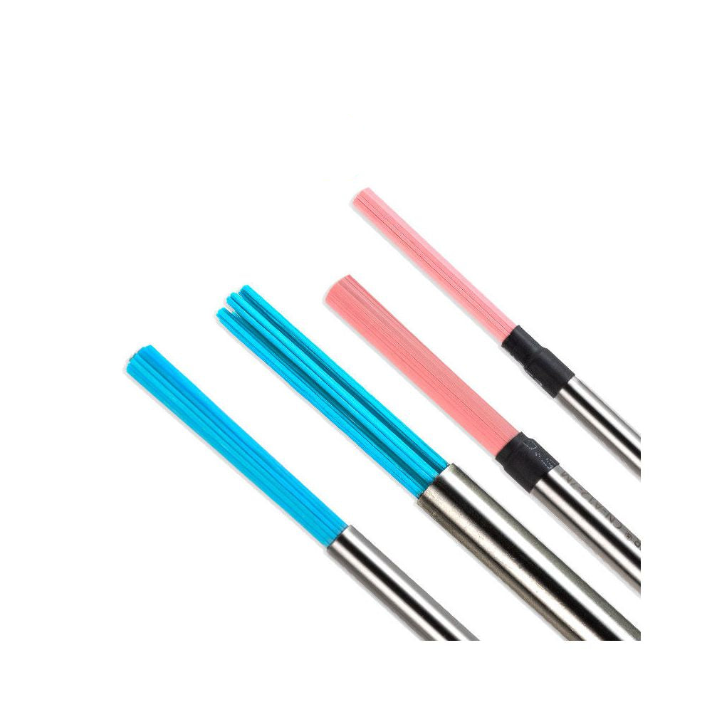 Internal deburring brush stainless steel cross hole ceramic fiber brush aluminum alloy internal hole grinding polishing and sanding tool image 1