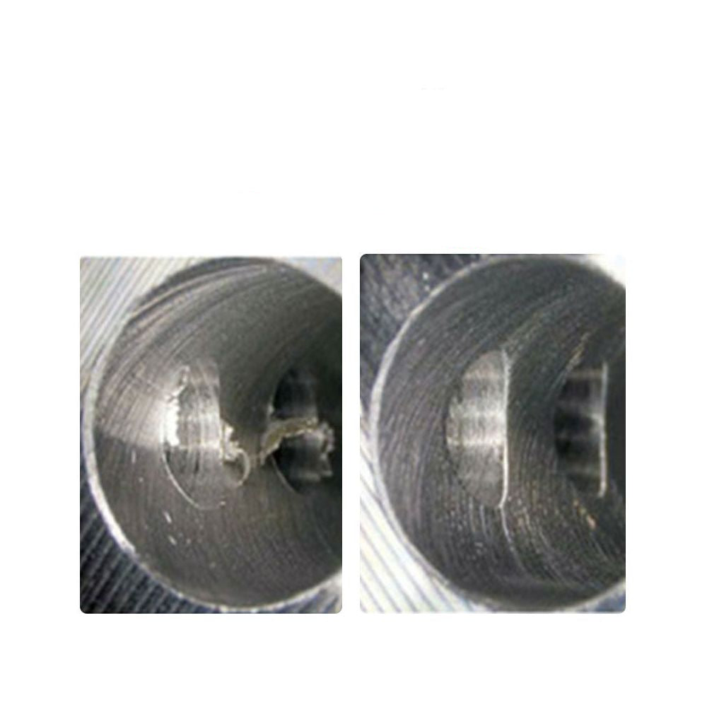 Internal deburring brush stainless steel cross hole ceramic fiber brush aluminum alloy internal hole grinding polishing and sanding tool image 3