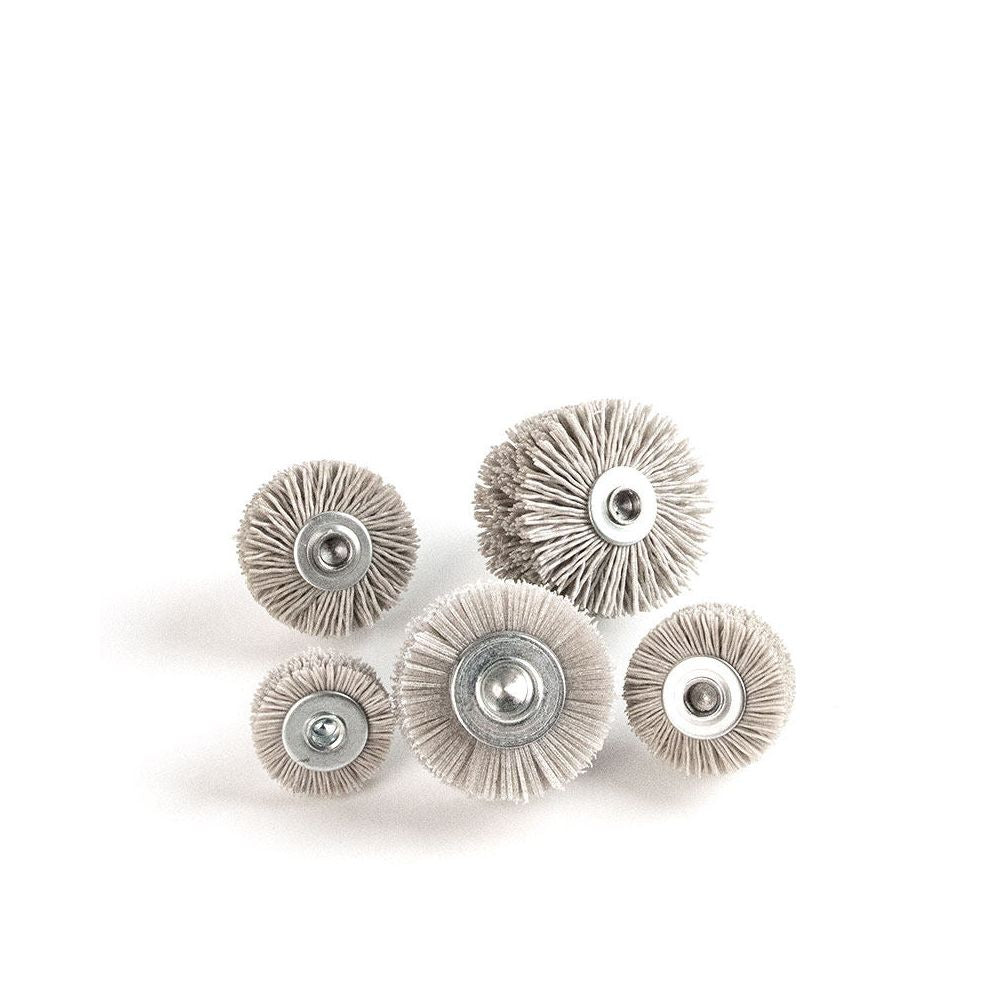Polishing head dupont wire thread side deburring polishing wire drawing wheel brush wood furniture electric polishing tool image 1