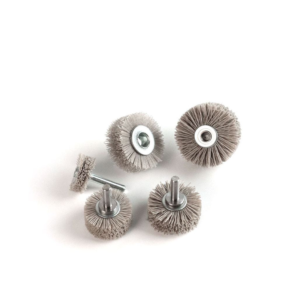 Polishing head dupont wire thread side deburring polishing wire drawing wheel brush wood furniture electric polishing tool image 2