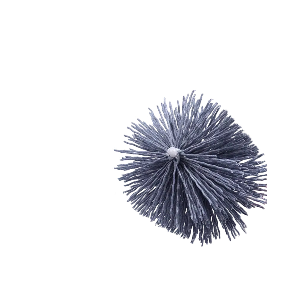 Silicon carbide pipe brush inner hole polishing and rust removal handy gadgetcnc abrasive wire deburring industrial pipe brush image 2
