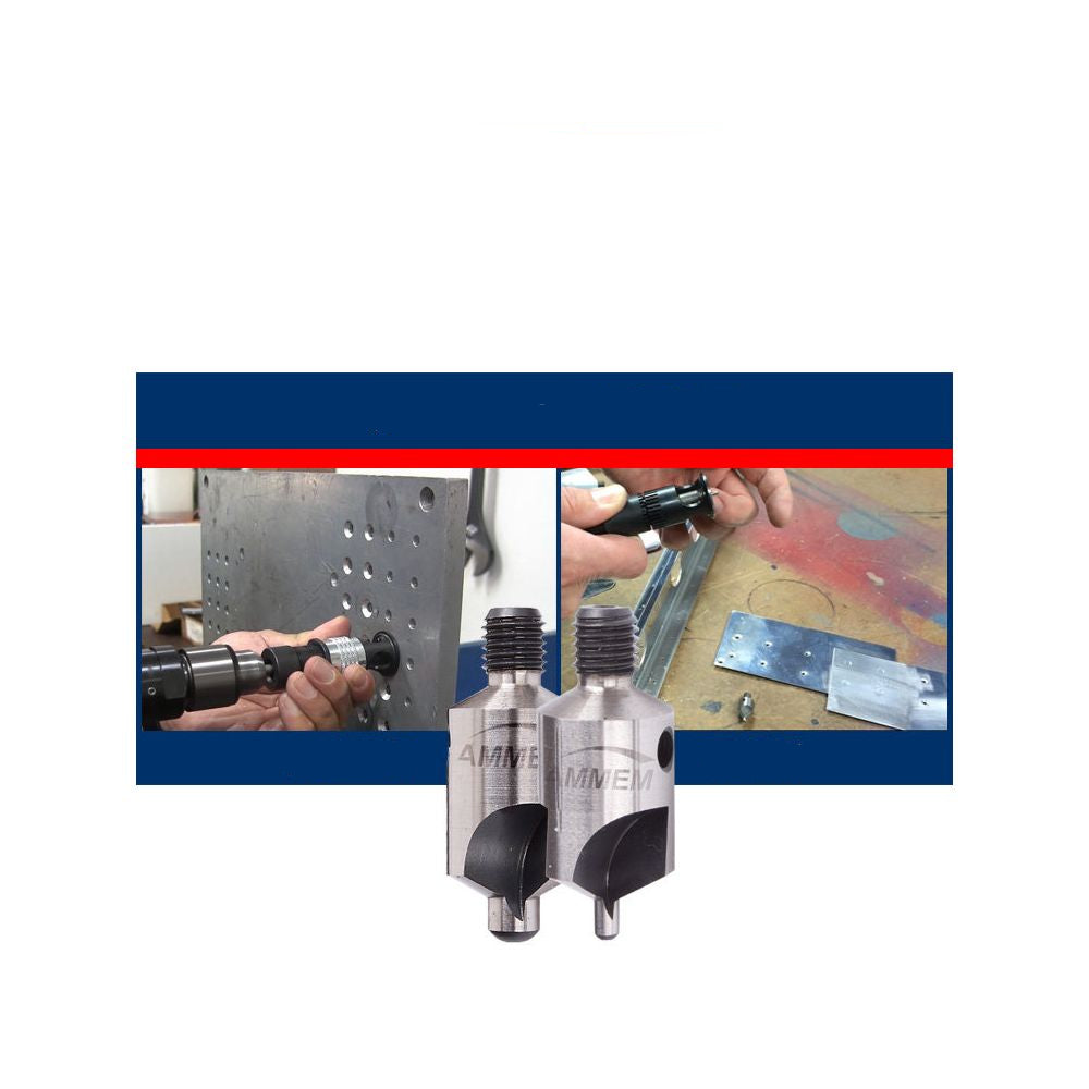 Aircraft countersink 90 120 degree countersink drill bit aircraft thread shank limiter chamfering drill image 1