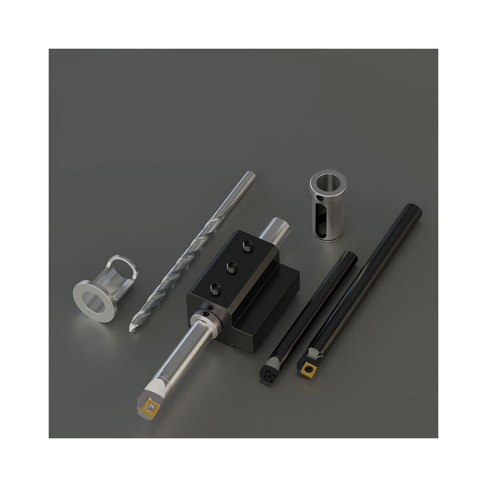 CNC lathe tool holder tool post SBHA internal diameter auxiliary four position machine clamped internal turning tool auxiliary sleeve lathe tool holder image 1